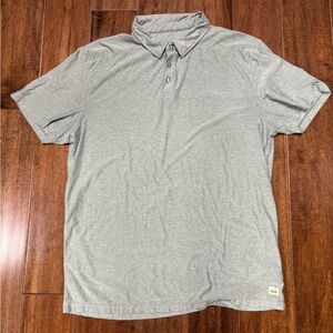 VUORI Men’s Polo Green Heathered Size Large
